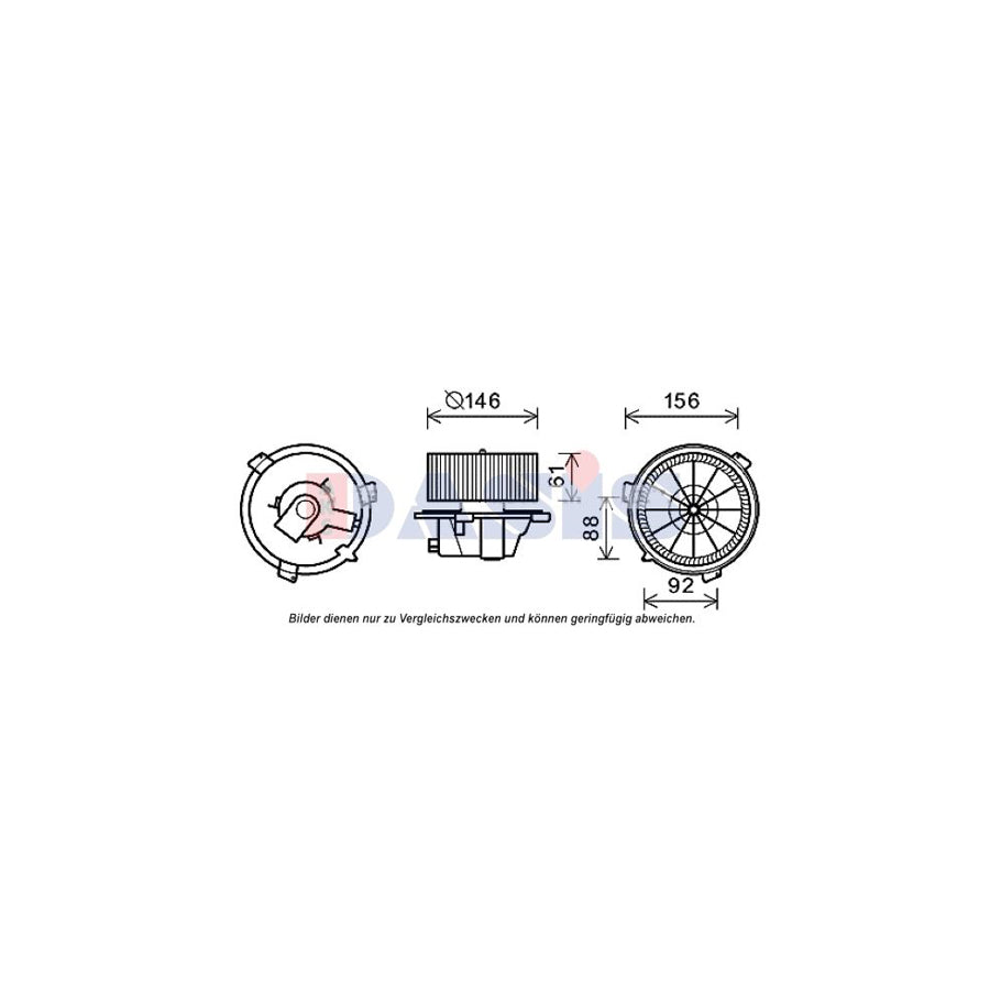 AKS Dasis 088022N Interior Blower