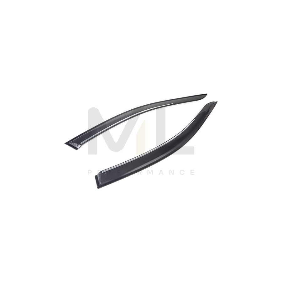 ClimAir CLS0031758D Wind Deflectors, Front, Black