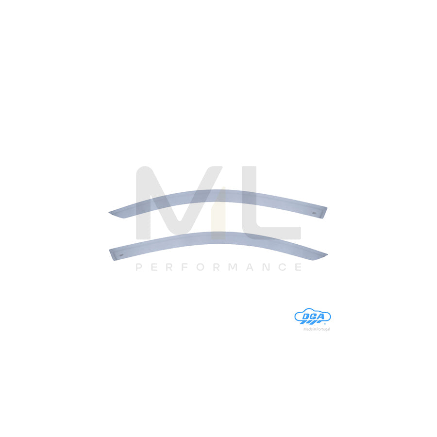 DGA 126007 Wind deflectors for VOLVO C30 (533) Arrow direction, Front, outer