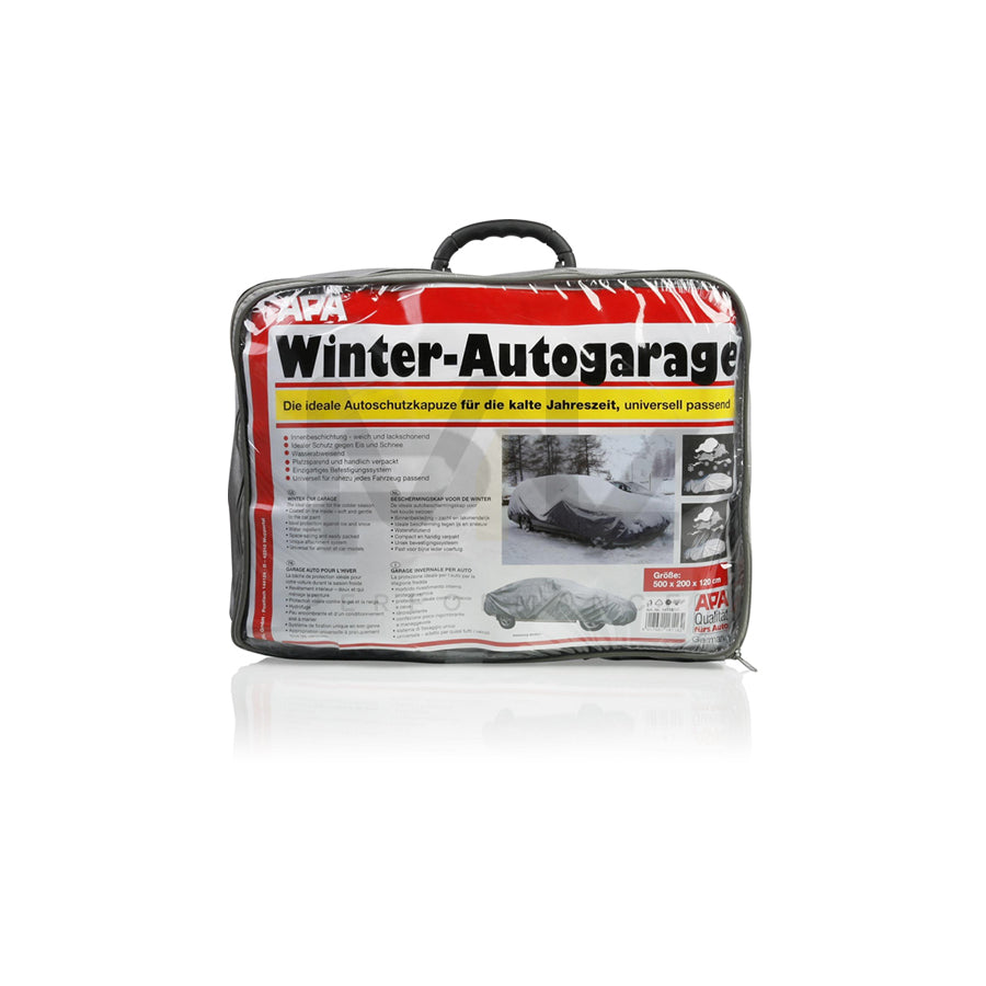 APA 16116 Car cover full-size, XL 200x500 cm, Silver