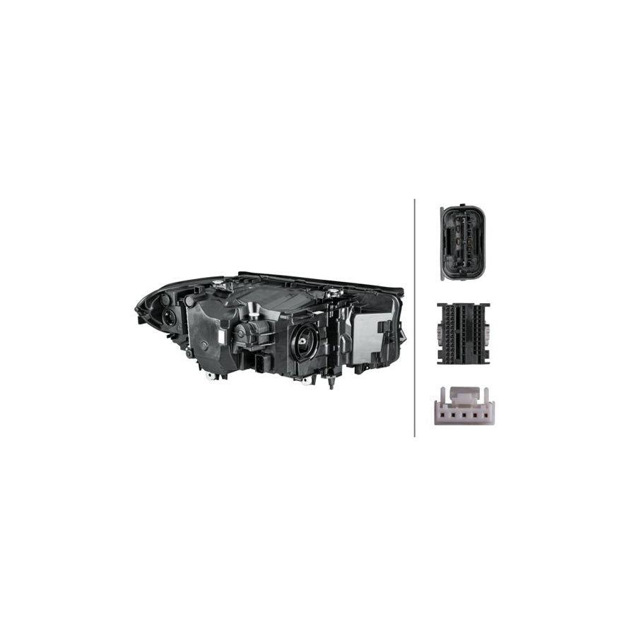 Hella 1EX 354 836-011 Headlight For BMW 5 Series