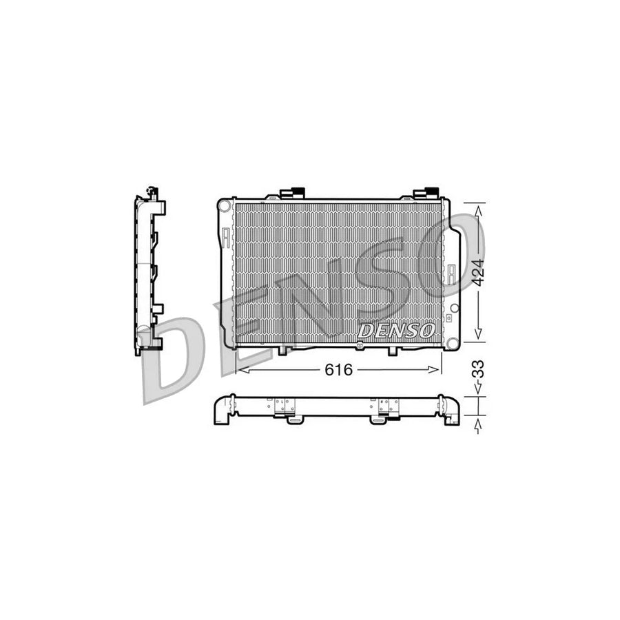 DENSO DRM17070 Engine Radiator