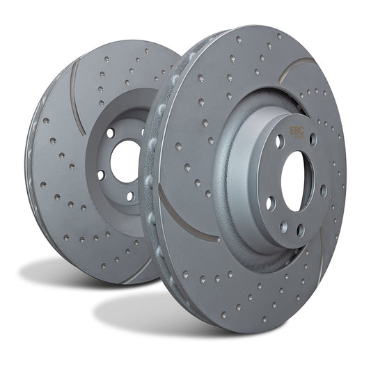 EBC GD1473 Honda CR-V Mk2 Turbo Grooved Discs Front 1 | ML Performance US Car Parts