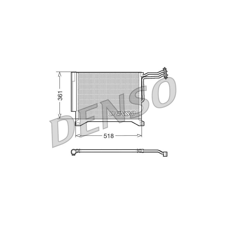 DENSO DCN05100 Air Conditioning Condenser for Mini Hatchback (R50, R53)