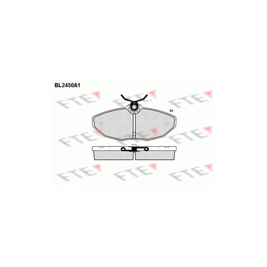 FTE Bl2450A1 Brake Pad Set