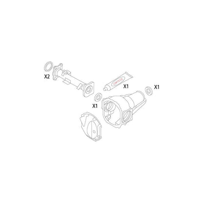 Corteco 19536138 Gasket Set, Differential
