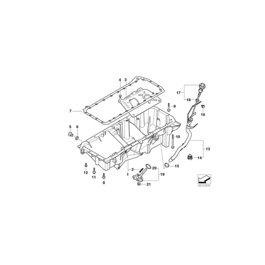 Genuine BMW 11437785632 E46 Guide Tube (Inc. 330xd) | ML Performance US Car Parts