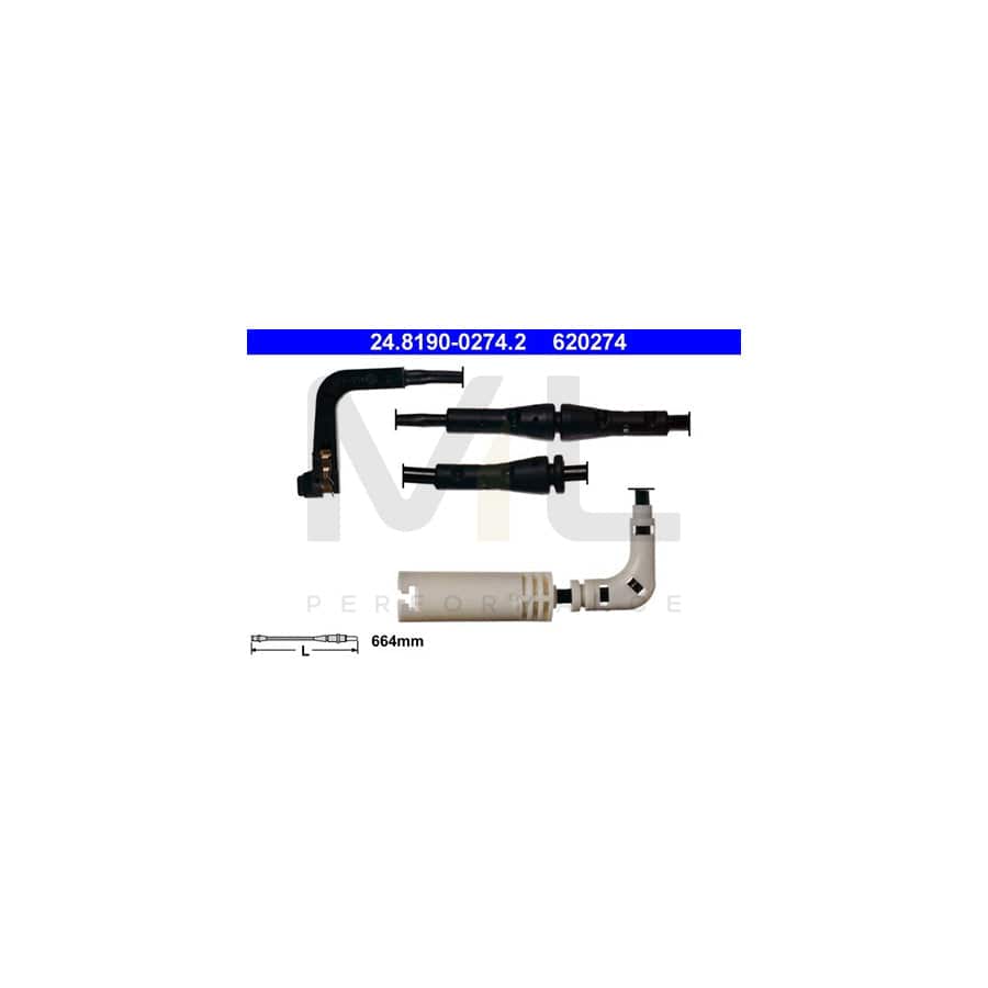 ATE 24.8190-0274.2 Brake pad wear sensor