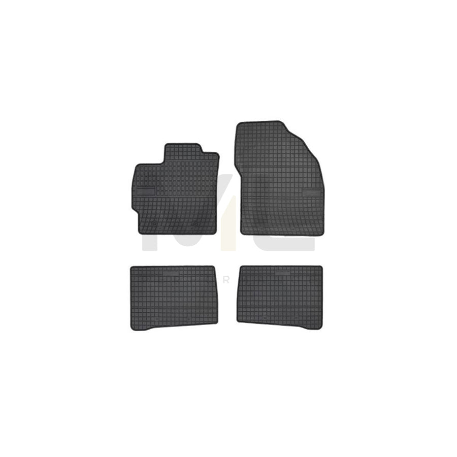 FROGUM Tailored 542995 Floor mat set for TOYOTA PRIUS Elastomer, Front and Rear, Quantity: 4, Black, (LHD)