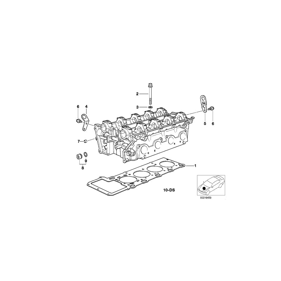 Genuine BMW 11121433473 E31 E38 E39 Cylinder Head Gasket Asbestos-Free 1,74mm (Inc. 740iL, 740iLP & 740i) | ML Performance US Car Parts