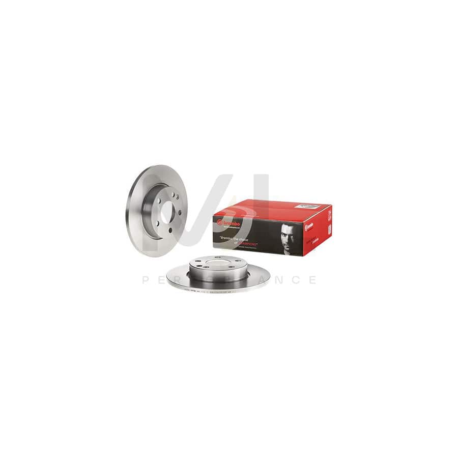 BREMBO 08.8679.14 Brake Disc suitable for MERCEDES-BENZ A-Class (W169) Solid, High-carbon, with bolts/screws | ML Performance Car Parts