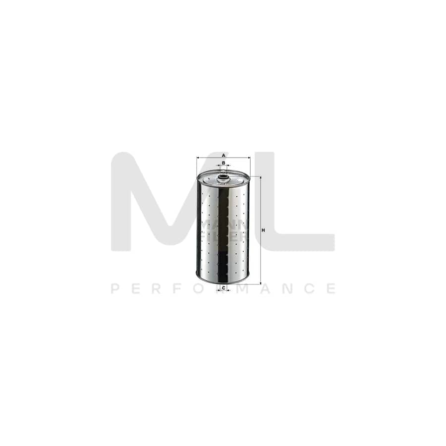 MANN-FILTER PF 1190 x Oil Filter with seal, Filter Insert