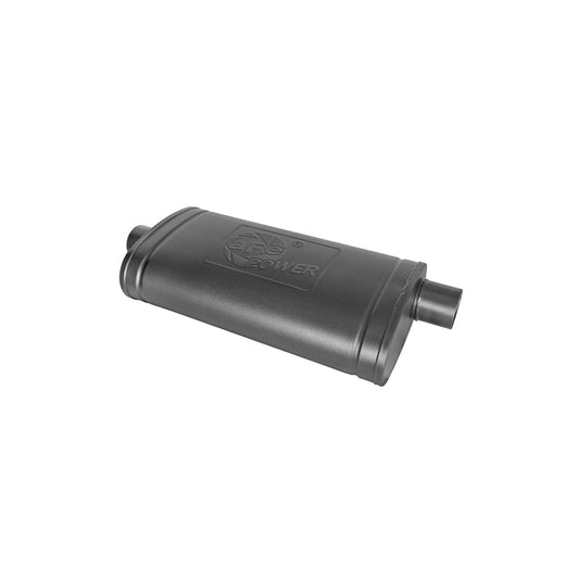  aFe 49M00016-B 3 IN ID Center/Offset x 11 IN W x 5 IN H x 22 IN L - Oval Body - Black Muffler  | ML Performance US Car Parts