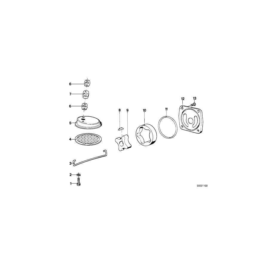 Genuine BMW 11411252226 Wire-Strap (Inc. R45T/N, R 65 RT & A10 B08) | ML Performance US Car Parts