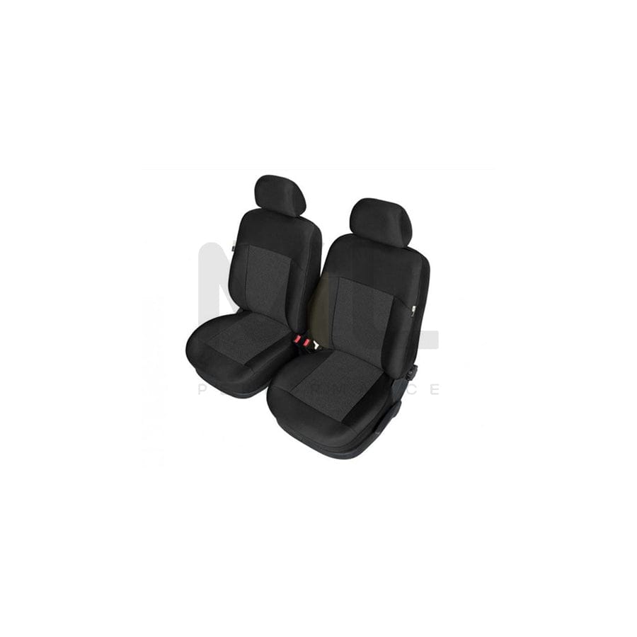 KEGEL 5-2028-233-4017 Car seat cover for TOYOTA YARIS Black, Polyester, Front