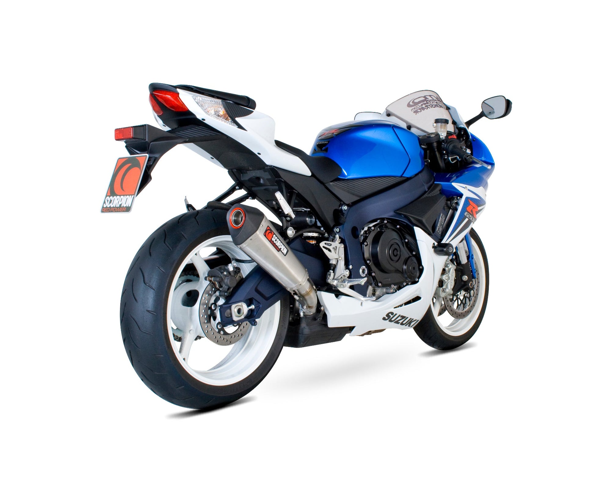 Scorpion RSI109SEO Suzuki Serket Taper Slip-On - Brushed Stainless Steel Sleeve (GSX-R600 / GSX-R750) | ML Performance US US