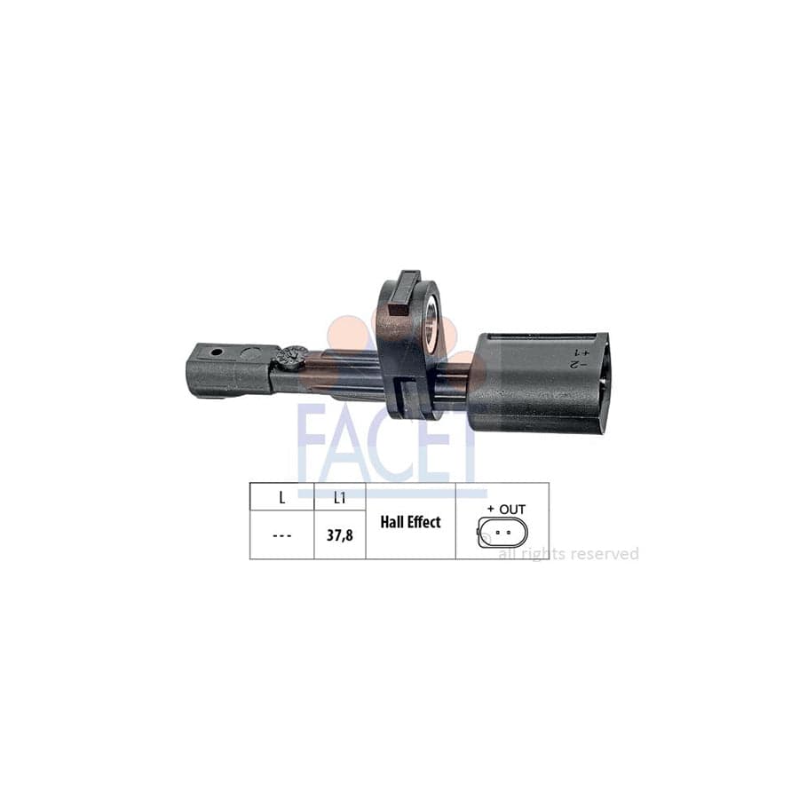 FACET 21.0017 ABS Sensor
