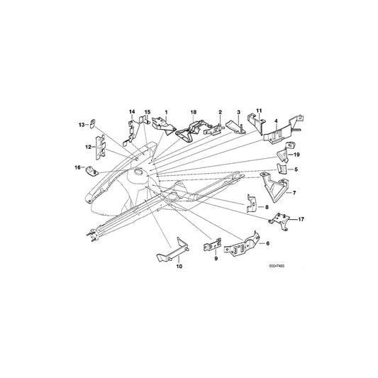 Genuine BMW 51712490388 E36 Aggregate Support Bracket (Inc.  & Z3 M) | ML Performance US Car Parts