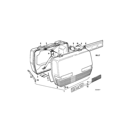 Genuine BMW 46541239499 Housing Bottom Left (Inc. R 100 GS, R 80 G/S & R 80 GS) | ML Performance US