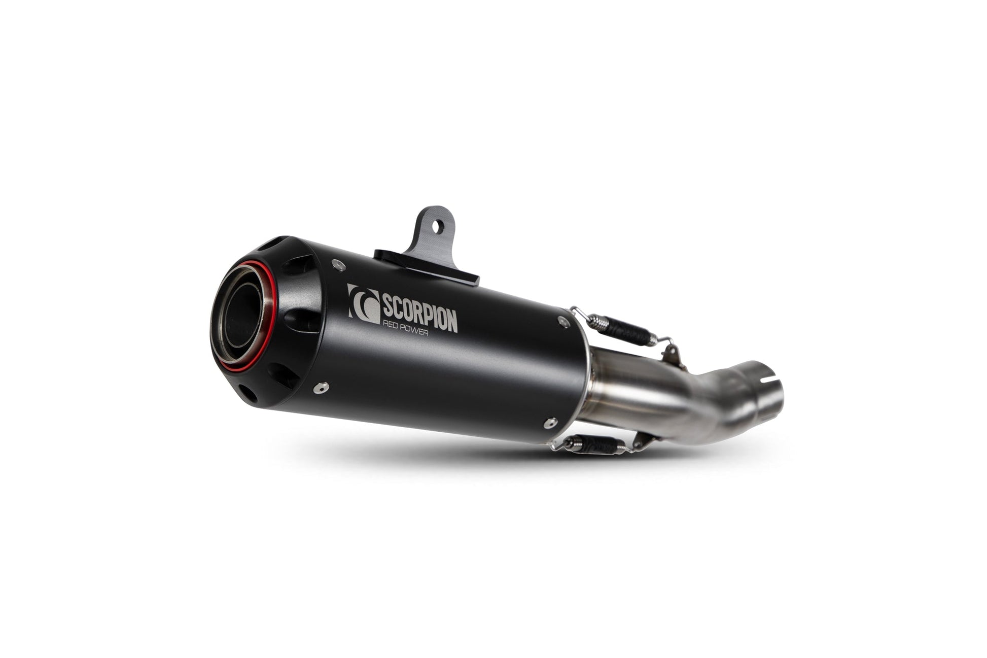 Scorpion PHA195BCER Honda CB 500 F Red Power Slip-On - Black Ceramic Coated Sleeve | ML Performance US US