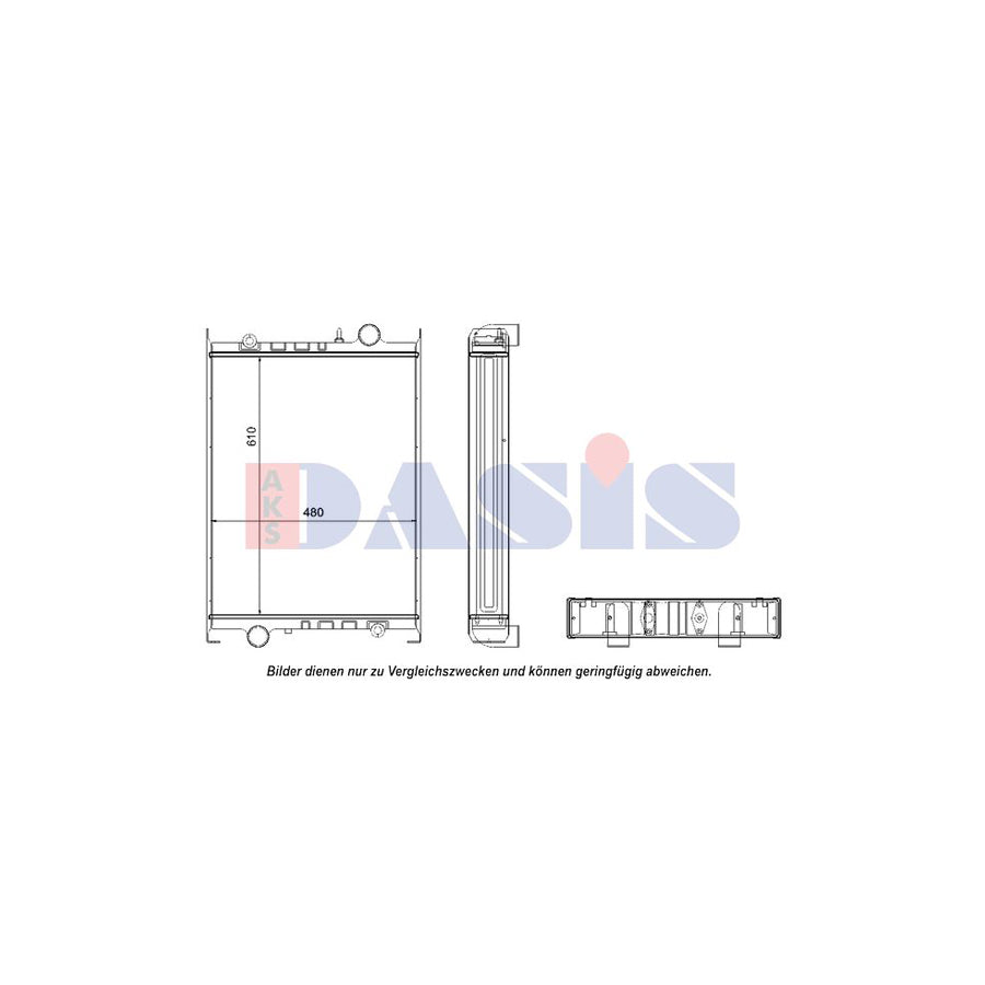 AKS Dasis 440034N Engine Radiator