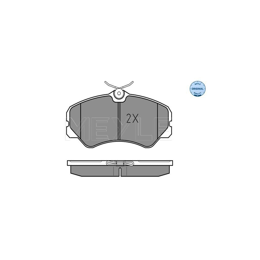 Meyle 025 212 0519/W Brake Pad Set