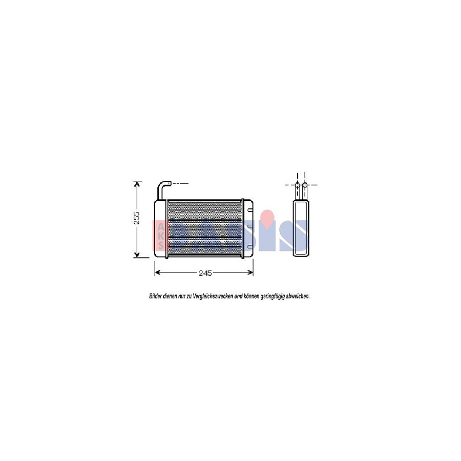 AKS Dasis 379070N Heater Matrix for Land Rover 110/127 (Ldh)