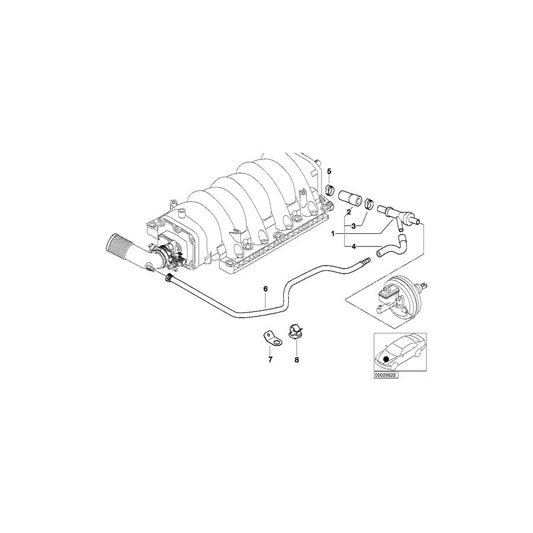 Genuine BMW 11617501194 E52 E38 E53 Holder (Inc. AlpinaV8, 735i & 740i) | ML Performance UK Car Parts