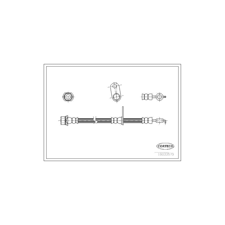 Corteco 19033579 Brake Hose
