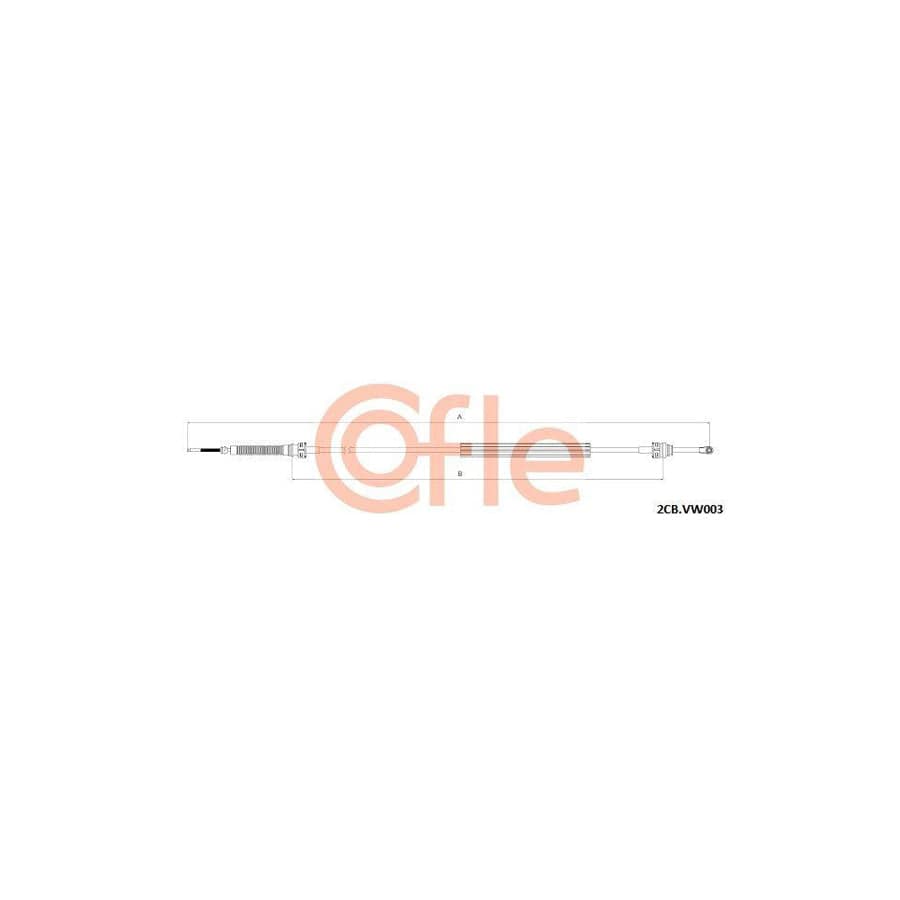 Cofle 92.2Cb.Vk003 Cable, Manual Transmission