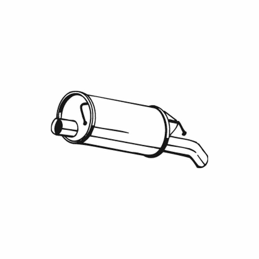 Bosal 105-137 Rear Silencer for Audi A6