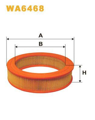 WIX Filters WA6468 Air Filter