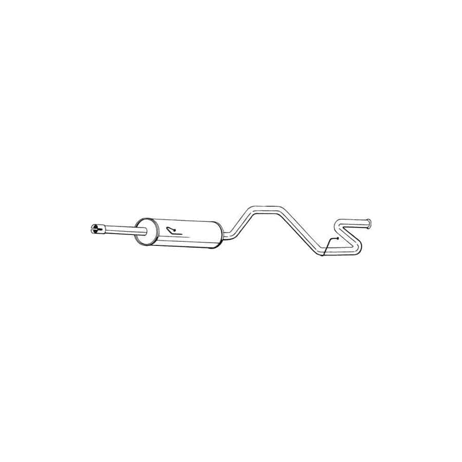 Bosal 285-929 Middle Silencer for Ford Fiesta