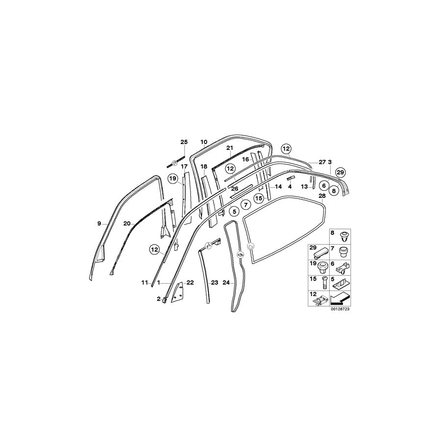 Genuine BMW 51328174479 E38 Covering Left (Inc. 750iL, 728iL & 730iL) | ML Performance UK Car Parts