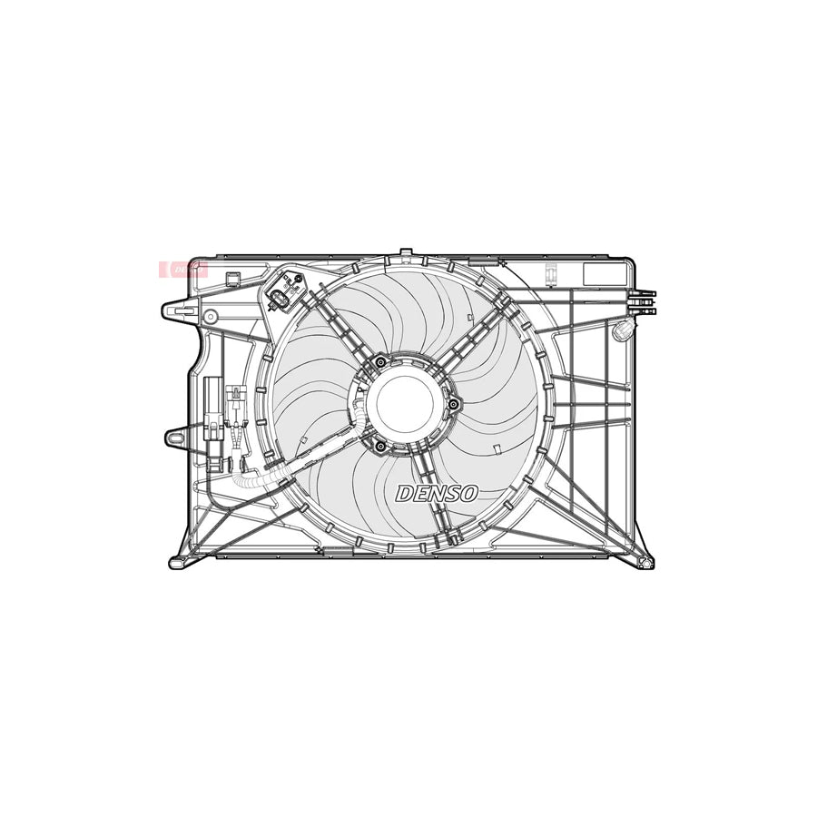 DENSO DER09074 Fan, Radiator