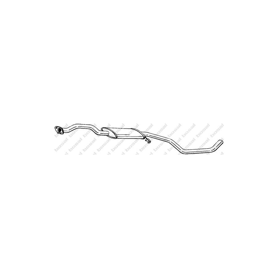 Bosal 285-849 Middle Silencer for Ford Escort