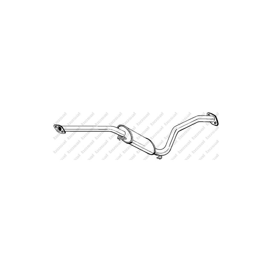 Bosal 285-811 Middle Silencer for Saab 9000