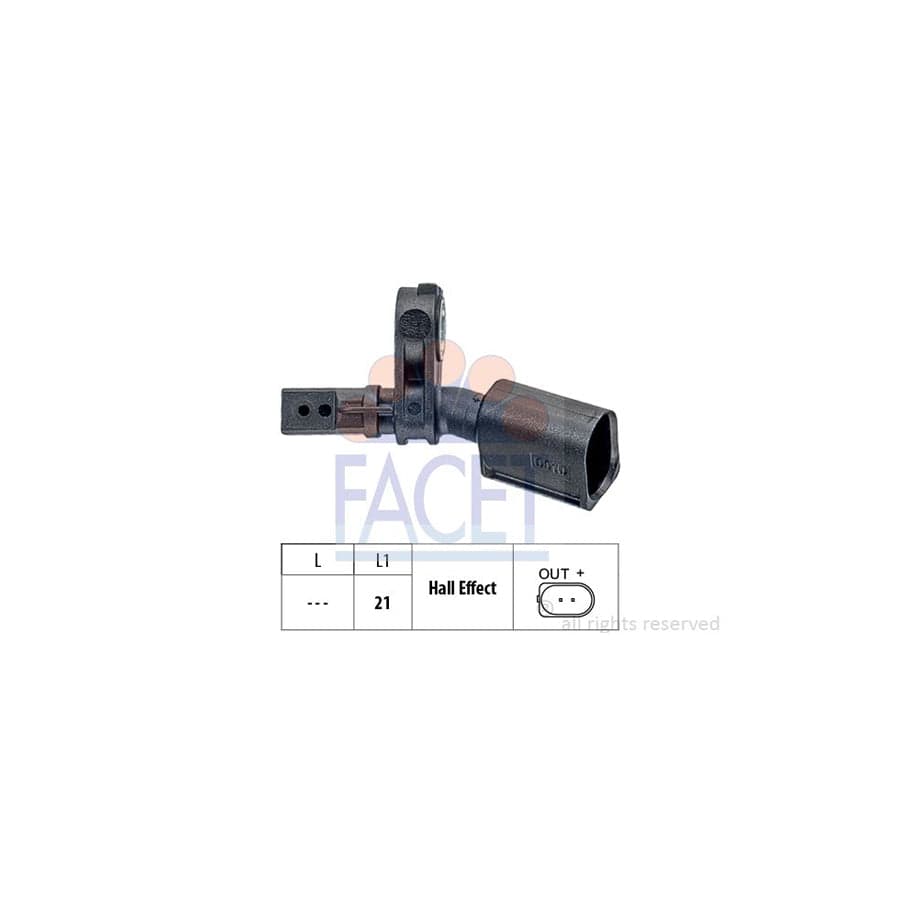 FACET 21.0010 ABS Sensor