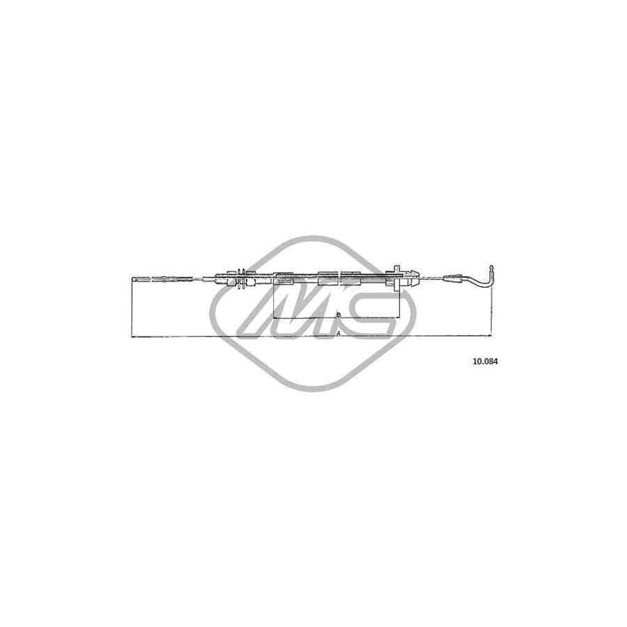 Metalcaucho 83787 Throttle Cable for VW Golf I Hatchback (17)