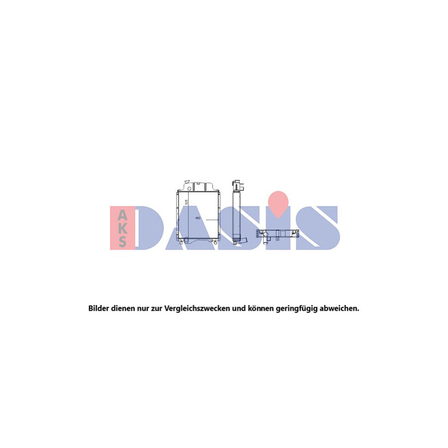 AKS Dasis 440038N Engine Radiator