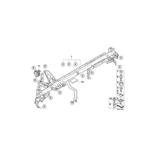 Genuine BMW 41617068713 F10 E93 F11 Combination Allen Bolt M8X16 (Inc. 320i, M550dX & 535iX) | ML Performance US