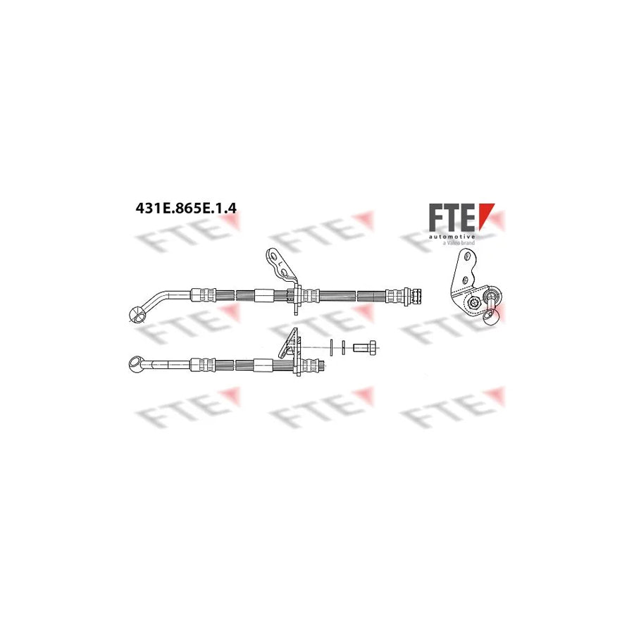 FTE 9240959 Brake Hose for Honda CIVIC