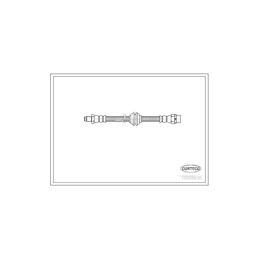 Corteco 19026636 Brake Hose