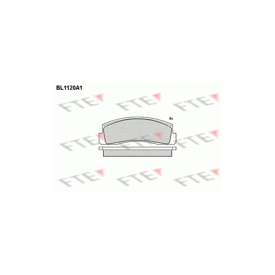 FTE 9010033 Brake Pad Set for Lada Niva
