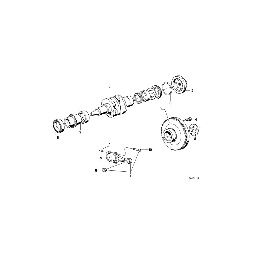 Genuine BMW 11221335975 Flywheel (Inc. R45, R65 & R45/N) | ML Performance US Car Parts