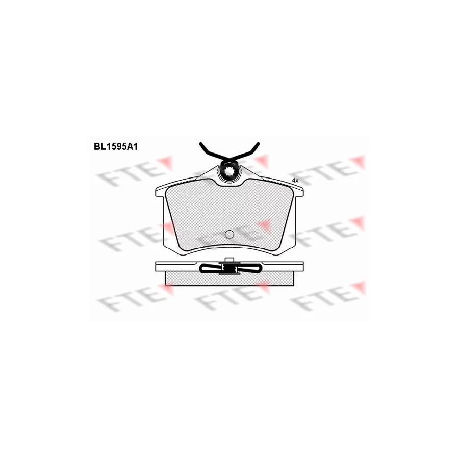FTE Bl1595A1 Brake Pad Set