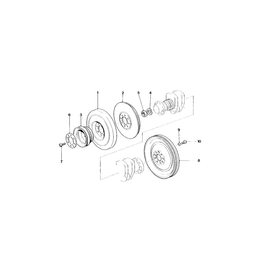 Genuine BMW 11221304093 E26 Flywheel (Inc. M1) | ML Performance US Car Parts