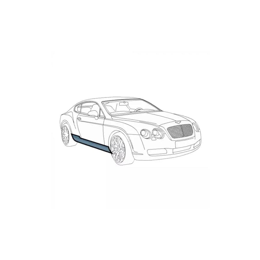 GENUINE Rolls-Royce & Bentley 3W8809029B SIDE PANEL FRAME