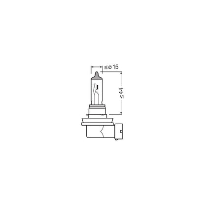 OSRAM 12V 55W H11 PGJ19-2 NB200