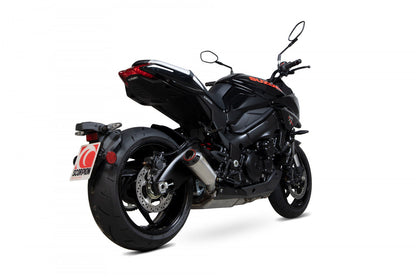 Scorpion PSI125SEO Suzuki GSX-S 1000 Katana Red Power Slip-On - Brushed Stainless Steel Sleeve | ML Performance US US